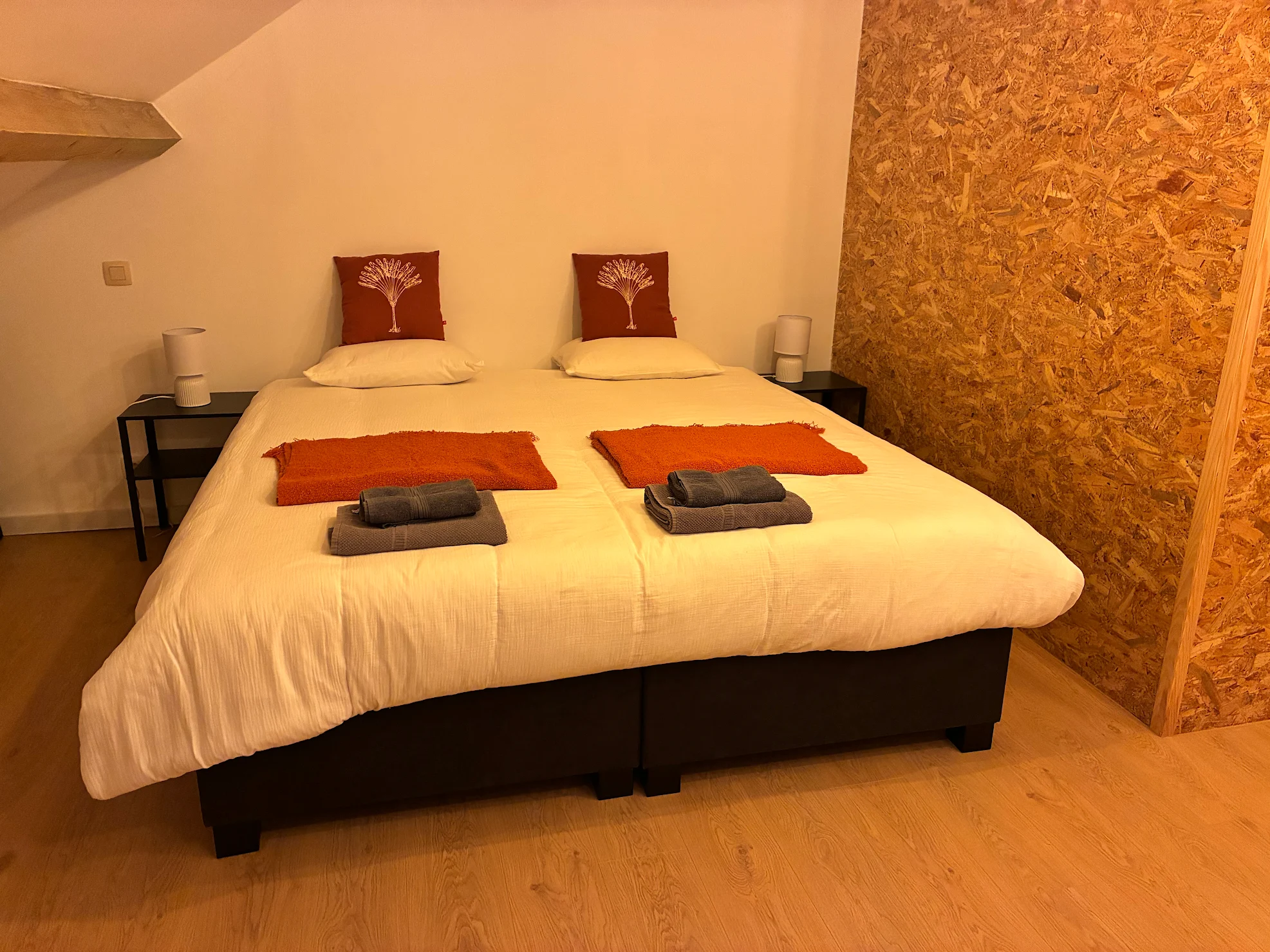 Chambre avec lit double