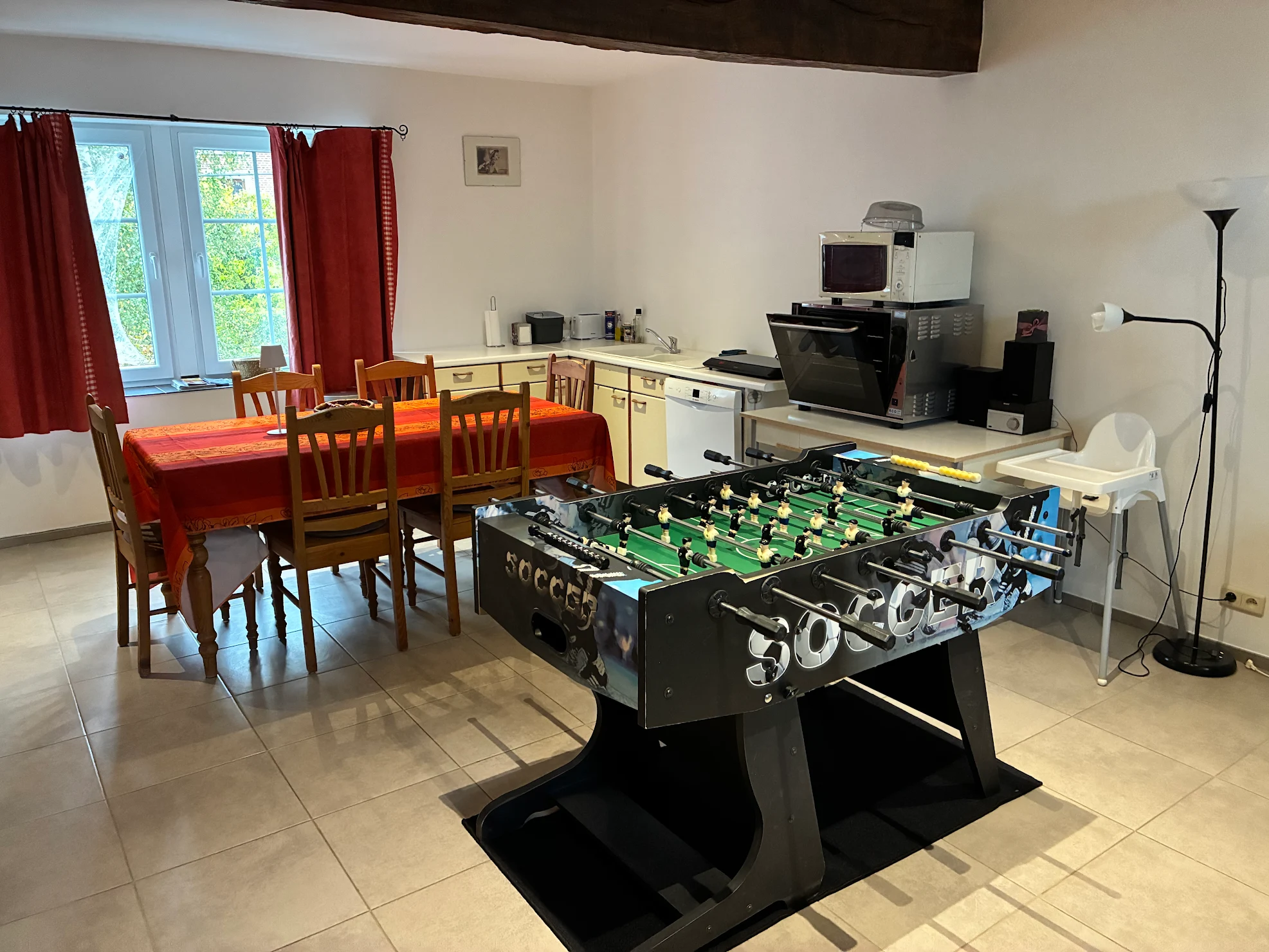 Cuisine et espace jeux