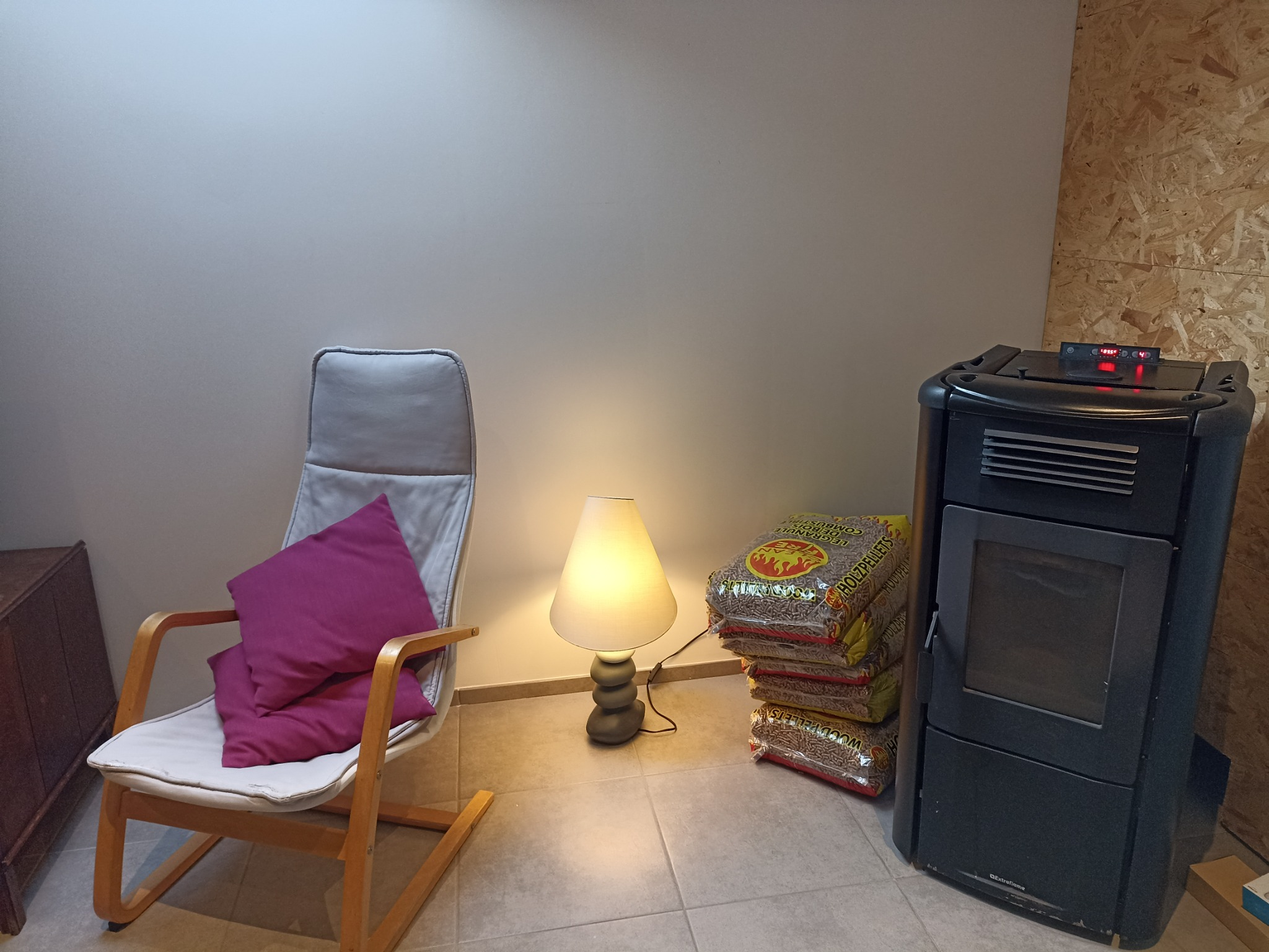 Foyer à pellets